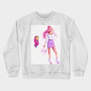 Teen Titans Starfire! Crewneck Sweatshirt